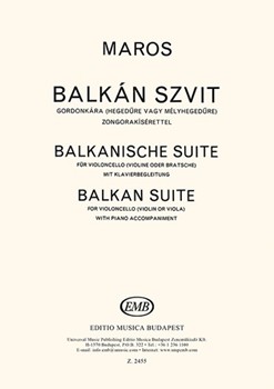 Balkan Suite for violoncello (violin or viola) with piano accompaniment
