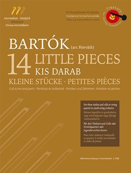 14 Little Pieces For three violins and cello or string quartet or youth string orchestra