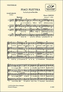 Piaci pletyka (La, la, la, je ne l'ose dire)