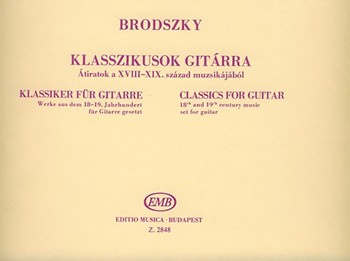 CLASSICS FOR GUITAR 18th and 19th century music