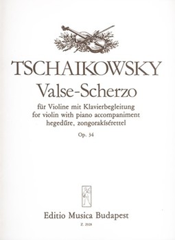 Valse-Scherzo for violin with piano accompaniment