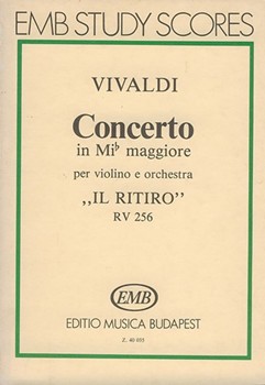 Concerto in mi bemolle maggiore 'II ritiro' per violino e orchestra d'archi e cembalo , RV. 256