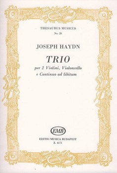 Trio for two violins, violoncello and continuo ad. lib. (Hob. V: G1)