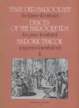 DANCES OF THE BAROQUE ERA Vol.2 for piano (harpsichord)