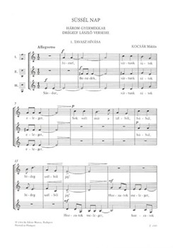 Sussel nap (Three Children's Choruses)
