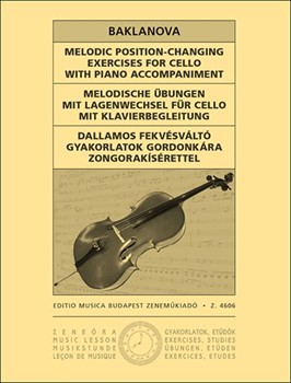 Melodic Position-Changing Exercises for Cello with Piano accompaniment