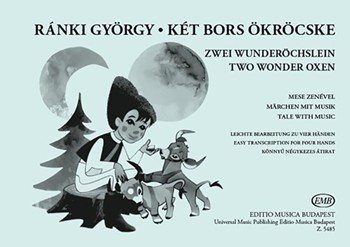 Two Wonder Oxen Tale with music easy transcription for four hands