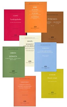 EMB Contemporary Music Series. 36 volumes in package Works by Hungarian composers