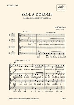 Szol a doromb Rondo on folksongs from the county Baranya