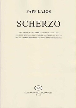 Scherzo for four string instruments (or string orchestra)