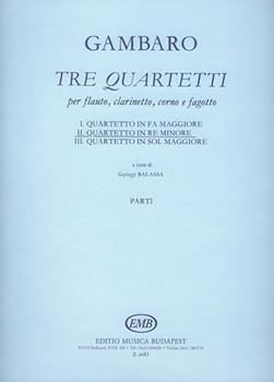 Tre quartetti per flauto, clarinetto, coro e fagotto II. Quartetto in re minore