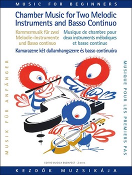 Chamber Music for Two Melodic Instruments and Basso Continuo (for flute, violin, clarinet)
