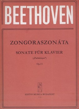 Sonatas for piano in separate editions C minor, 'Pathetique'