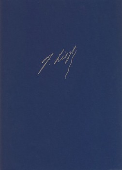 Annees de Pelerinage, First year - Switzerland Franz Liszt, New Edition of the Complete Works, Series I (Works for piano solo), Vol. 6