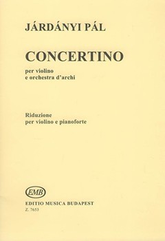 Concertino for violin and string orchestra