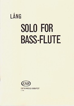 Solo for bass-flute