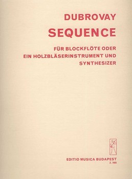 Sequence for recorder or a woodwind instrument and synthesizer