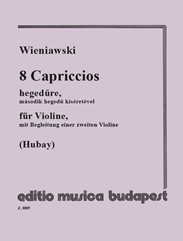 8 Capriccios for violin with accompaniment of second violin