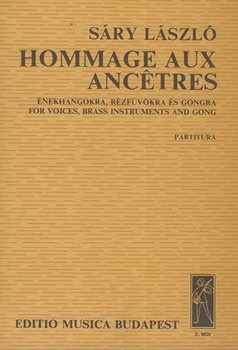 Hommage aux ancetres for six voices, six brass instruments and gong
