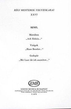 Old Masters' Mixed Choruses Vol.26