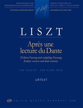 Apres une lecture du Dante Earlier version and final version