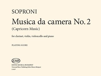 Musica da camera No. 2 (Capricorn Music) for carinet, violin, violoncello and piano