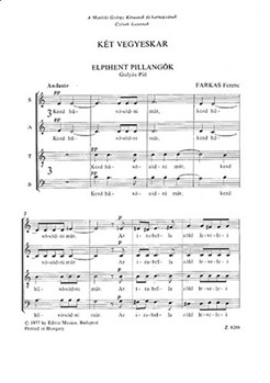 Two Choruses for mixed voices