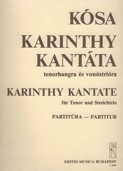 Karinthy Cantata for tenor and string trio