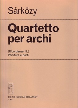 String Quartet (Ricordanze III)
