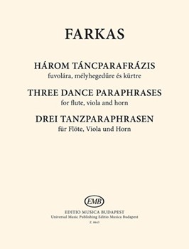 Three Dance Paraphrases for flute, viola and horn