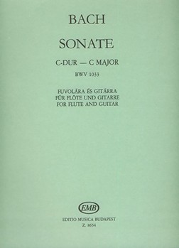 Sonata in C major BWV 1033 for flute and guitar