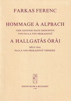 Hommage a Alpbach Four Songs to poems by P. von Preradovic