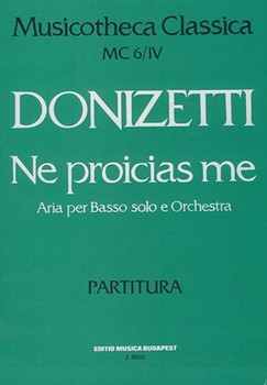 Ne proicias me a basso solo con corno obbligato e orchestra