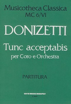 Tunc acceptabis per coro con piena orchestra