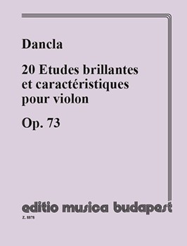 20 etudes brillantes et caracteristiques for violin