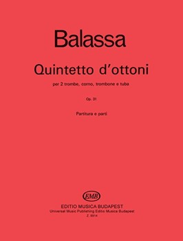 Quintetto d'ottoni per 2 trombe, corno, trombone e tuba