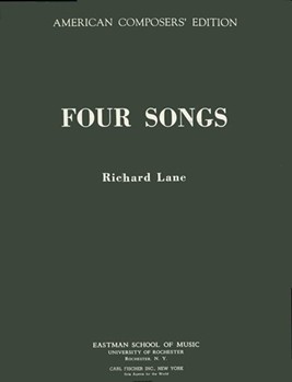Four Songs by Lane Richard Mark Van Doren for