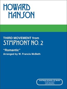Symphony #2 (Romantic) 3rd Mvt by Hanson Howard - McBeth W F - for Concert Band