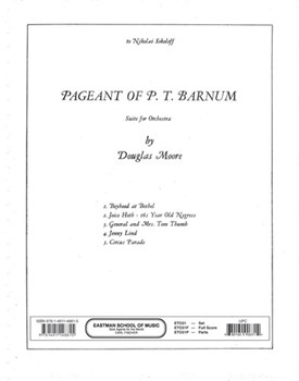 Pageant of P.T. Barnum by Moore Douglas for