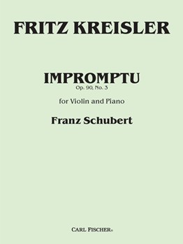 Impromptu In G-flat Opus 90 #3 by Schubert Franz - Heifetz Jascha - for Violin and Piano