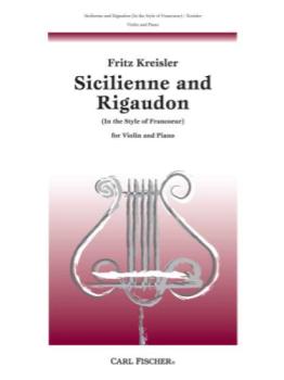 Kreisler - Sicilienne and Rigaudon