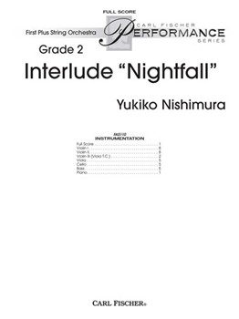 Interlude "Nightfall" by Nishimura Yukiko for