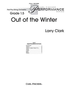 Out Of The Winter by Clark Larry for Full Score