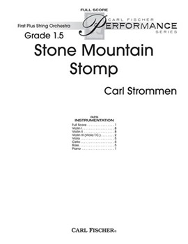 Stone Mountain Stomp by Strommen Carl for Full Score