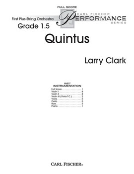 Quintus by Clark Larry for Full Score