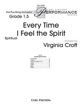 Every Time I Feel The Spirit by Anonymous - Virginia Croft - for