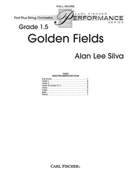 Golden Fields by Silva Alan Lee for Full Score