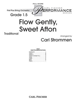 Flow Gently Sweet Afton by Anonymous - Strommen Carl - for Full Score
