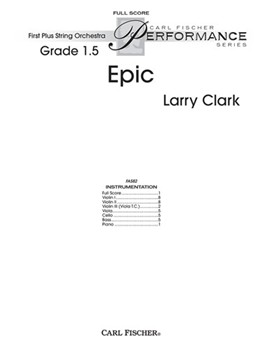 Epic by Clark Larry for Full Score