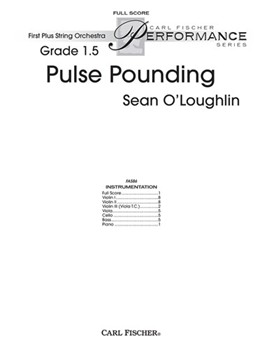 Pulse Pounding by O'Loughlin Sean for Full Score